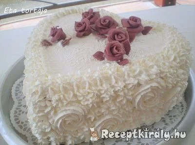 Fekete erdő szív torta Eta módra