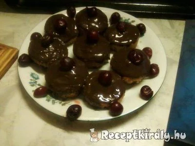 Meggyes-csokis muffin