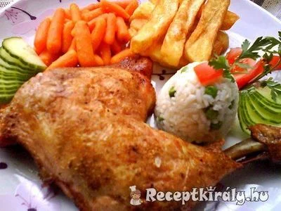 Ropogós majoránnás csirkecomb – 4. kép