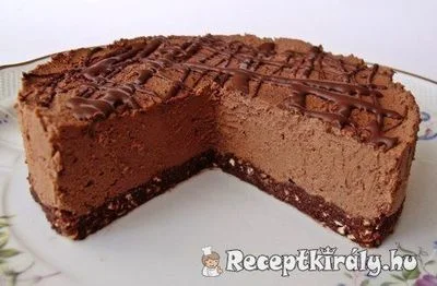 Sütés nélküli csokitorta