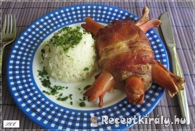 Teknősbéka darált húsból