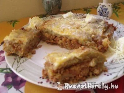Tócsni lasagne módra