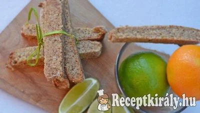 Citromos biscotti - paleo