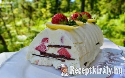 Citromos epres parfé csokilapokkal - paleo