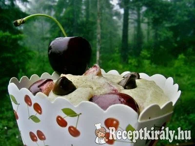 Cseresznyés csokis cupcake – 1. kép