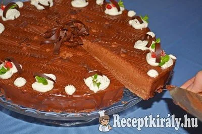 Csokikrémes torta - paleo – 2. kép