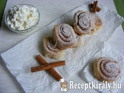 Fahéjas túrós csiga – 2. kép