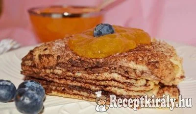 Kakaós csúsztatott palacsinta - paleo