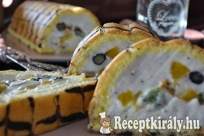 Kókuszos piskóta alagút - paleo – 3. kép