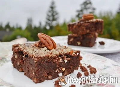 Pekándiós paleo brownie – 1. kép