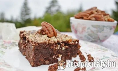 Pekándiós paleo brownie – 2. kép