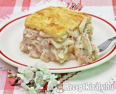 Sonkás rakott tészta