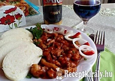 Sörös marhahús és pacal pörkölt