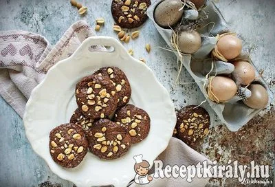 Sós mogyorós brownie keksz