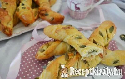Tökmagkrémes csavart rúd – 4. kép