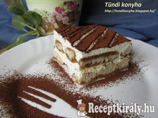 Tiramisu-tojás nélküli krémmel recept