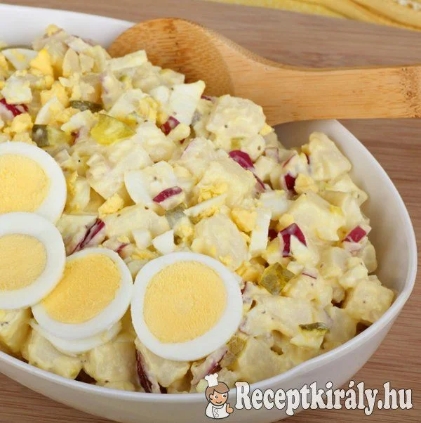 Tojásos burgonyasaláta recept