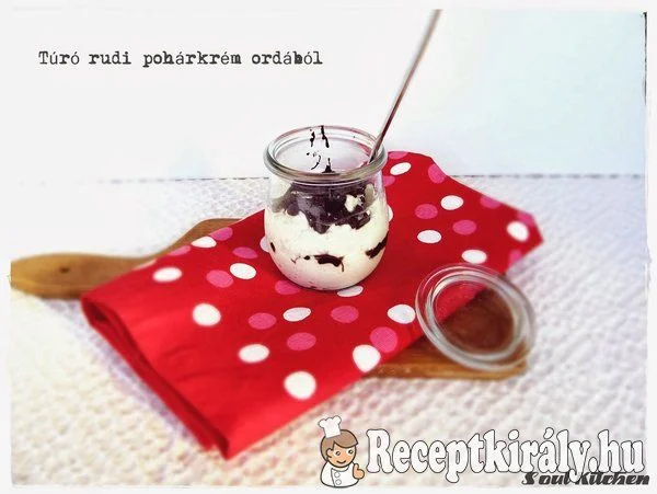 Túró Rudi pohárkrém ordával recept