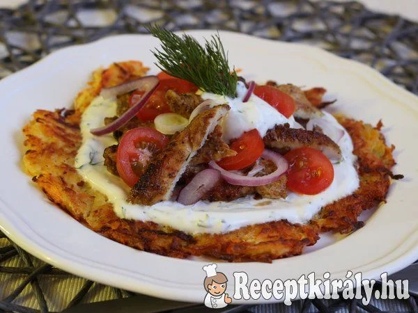 Újragondolt gyros tál