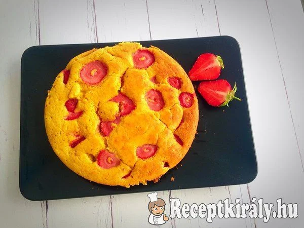 Vaníliás epres süti recept