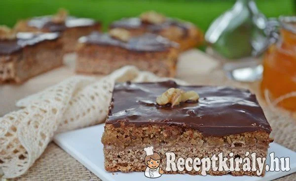 Zserbó pite - paleo recept
