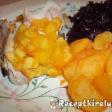 Narancslekváros sült malaccomb lila káposztával krumplival