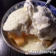 Sárgadinnye vanília fagylalttal brandyvel