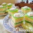 Zöldalmás sütemény