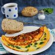 Medvehagymás-sajtos omlett Gizi konyhájából