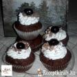 Fekete erdő muffin