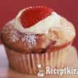 Epres-joghurtos muffin
