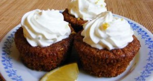 Sárgarépás muffin-citromkrémmel