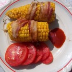 Baconba tekert kukorica grillezve 1