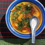 Csípős garnéla leves 1