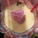 Fehérboros sárgadinnye leves kefirrel fagylalttal 1