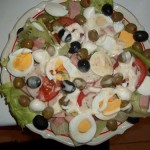 Mediterrán saláta tojással 1