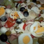 Mediterrán saláta tojással 2