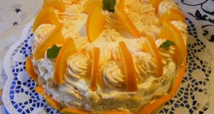 Narancsos oroszkrém torta