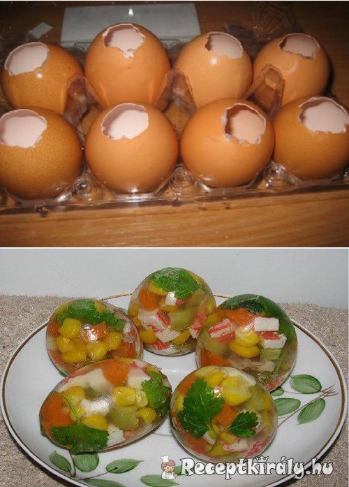 Zselé tojás