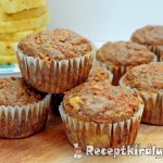 Ananászos sárgarépás muffin 1
