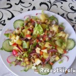 Balzsamecetes vegyes saláta