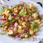 Balzsamecetes vegyes saláta 3
