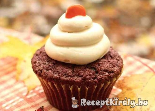 Csokis muffin vanília krémmel