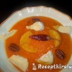 Narancsos sütőtökfőzelék pekándióval tökmagolajjal 3