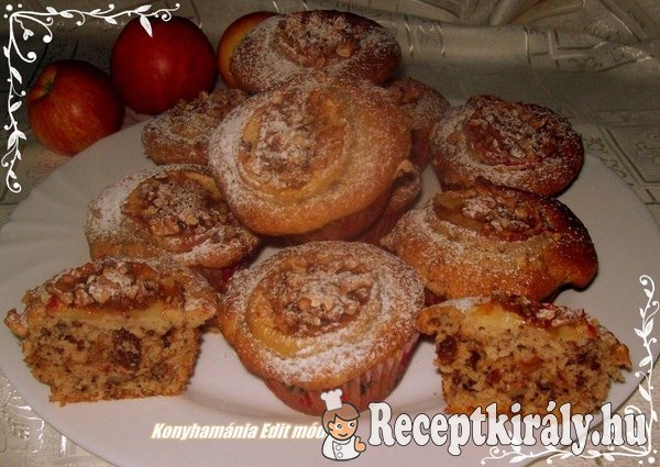 Almás muffin Edit konyhájából