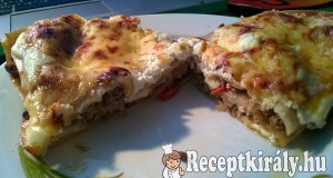 Borsikafüves marharagus lasagne