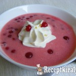 Joghurtos ribizli krémleves 3