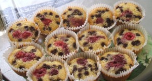 Erdei gyümölcsös muffin