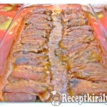 Baconbe göngyölt fűszeres pulykamáj 2
