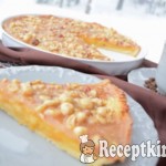 Narancsos marcipános pite karamellizált mogyoró réteggel 1